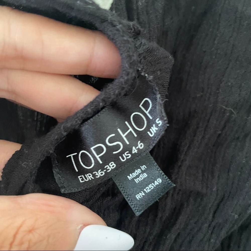 Topshop woven beach coverup crochet - Picture 7 of 8